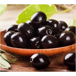 Schwarze Oliven mit Stein...