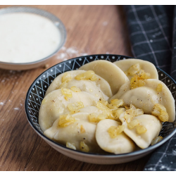 Teigtaschen mit Kartoffeln...