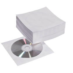 HAMA CD Papierhüllen, weiß...