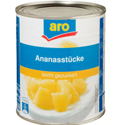 aro ananasstücke 560g