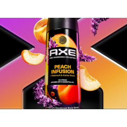 axe peach infusion deo