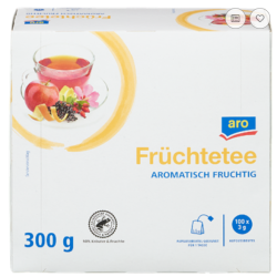 Tee Früchte 100 Teebeutel -...